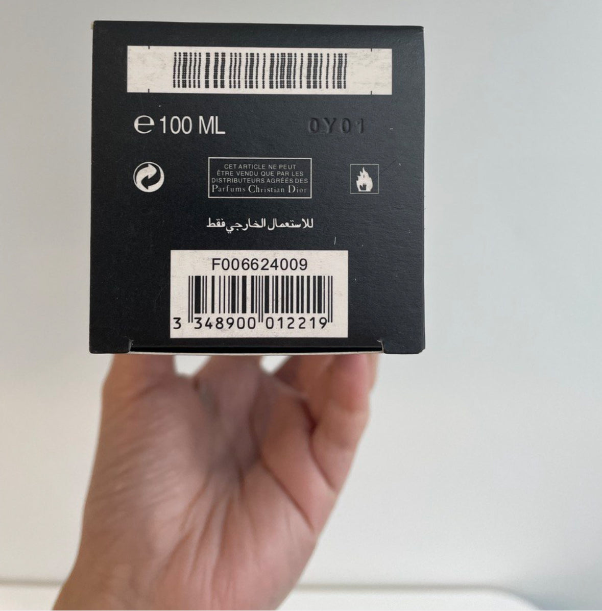 Dior Fahrenheit Eau de Toilette (100ml) – 100% Authentic | Men’s Perfume