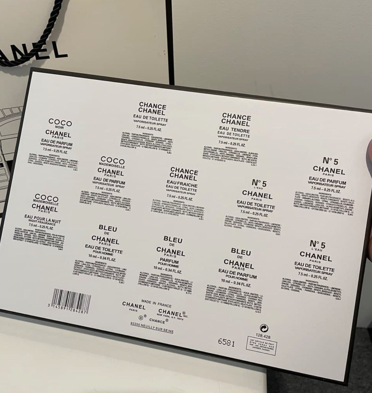 Chanel Exclusive Miniature Perfume Gift Set (12×7.5ml) – 100% Authentic | Luxury Collection