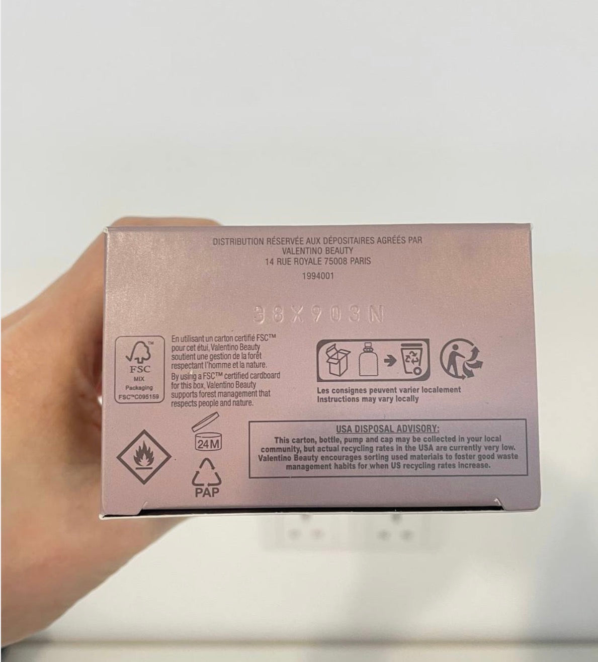 Valentino Uomo Eau de Toilette 100ml (Light Pink Box) | 100% Authentic | Men’s Perfume