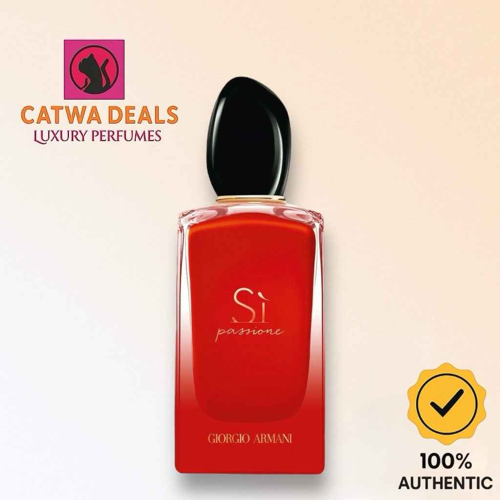 Giorgio Armani – Sí Passione Eau de Parfum Intense | 100% Authentic | Women’s Perfume