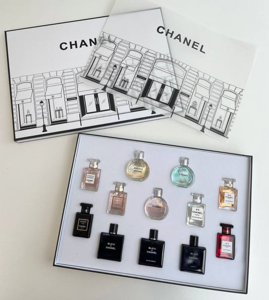 Chanel Exclusive Miniature Perfume Gift Set (12×7.5ml) – 100% Authentic | Luxury Collection
