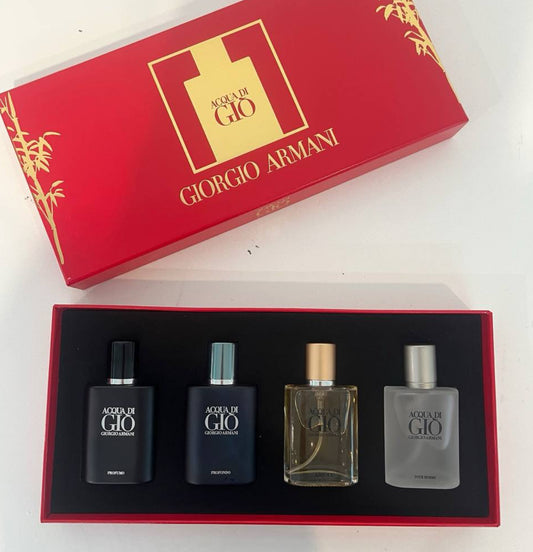 Giorgio Armani – Acqua di Giò Collection Gift Set (4×30ml) | 100% Authentic | Men’s Perfume