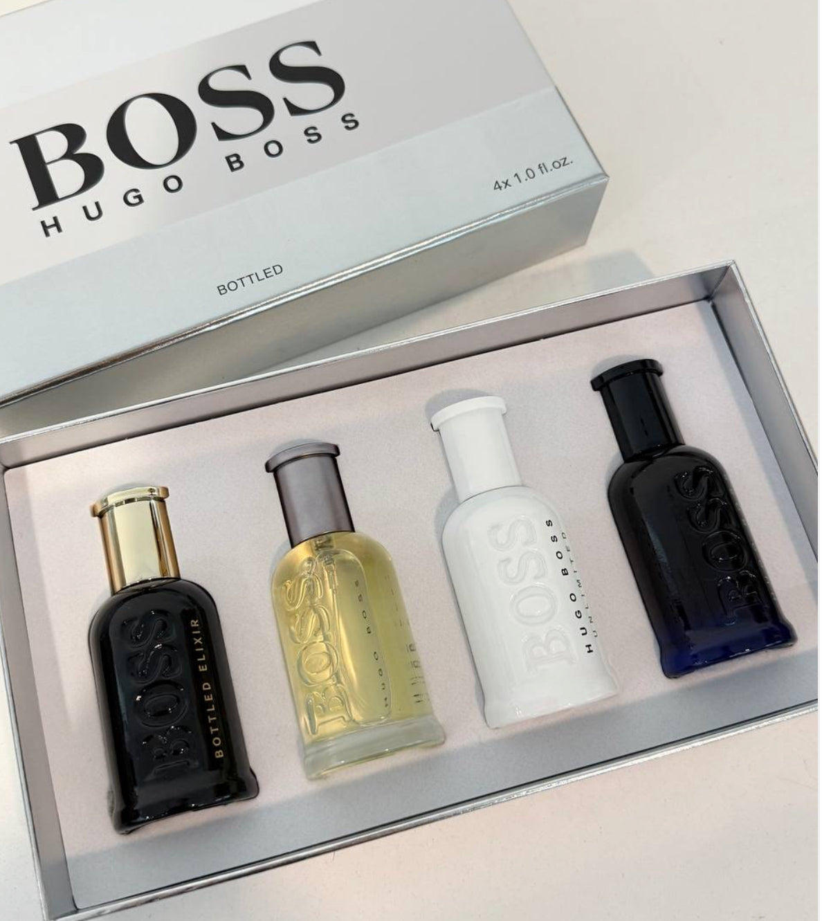 Hugo Boss 4in1 Gift Set Each 30ml - 100% Authentic| Men Perfume Set