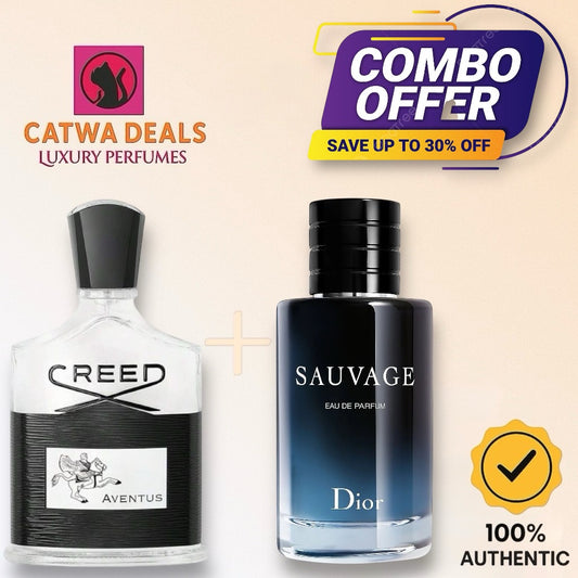 Creed Aventus + Dior Sauvage EDP — Premium Combo Offer 🔥👑 | 100% Authentic