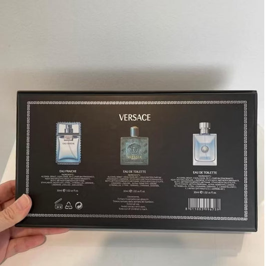 Versace 3in1 Mini Perfume Gift Set For Men Each 30ml