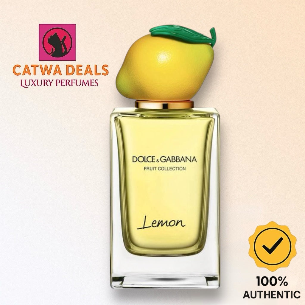 Dolce & Gabbana Fruit Collection Lemon Eau de Toilette (150ml) – 100% Authentic | Unisex Perfume