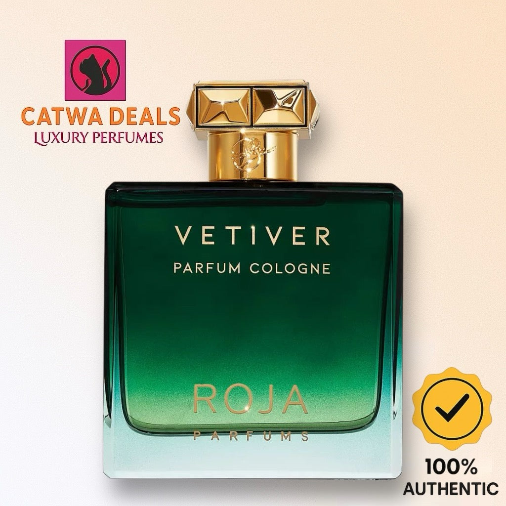 Roja Vetiver Pour Homme Parfum Cologne (100ml) – 100% Authentic | Men’s Perfume